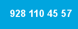 928 110 45 57 928 110 45 57